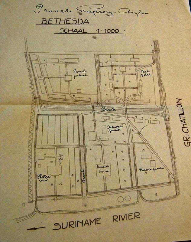 Bethesda, plan of layout, 1930