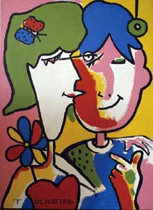 A painting by José Tadeu Bezerra de Oliveira. (WHO Goodwill Ambassador’s Newsletter for the Elimination of Leprosy)