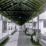 Inside the pavilions at Aimorés