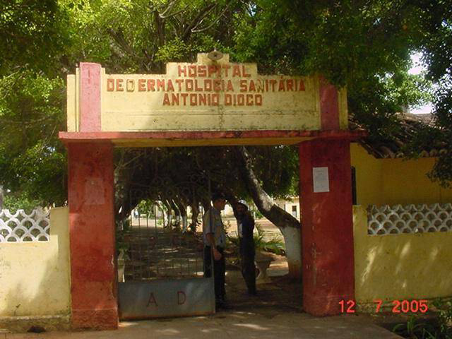 Entrance to the colony