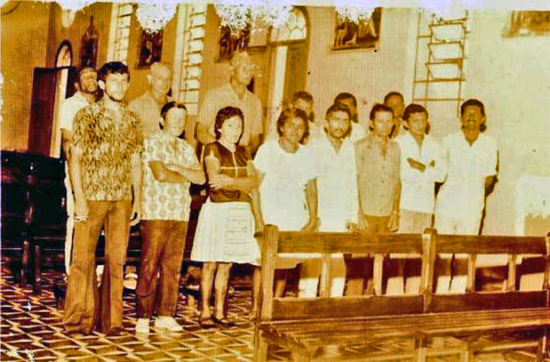 Group of students at Antonio Justa, 1978