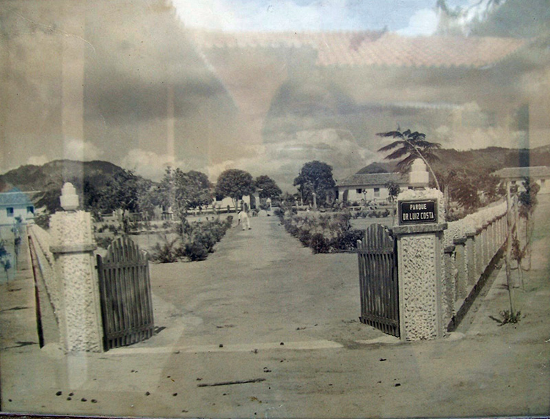 Entrance to the colony