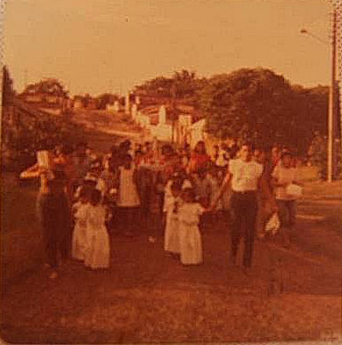 Residents of the Bomfim colony