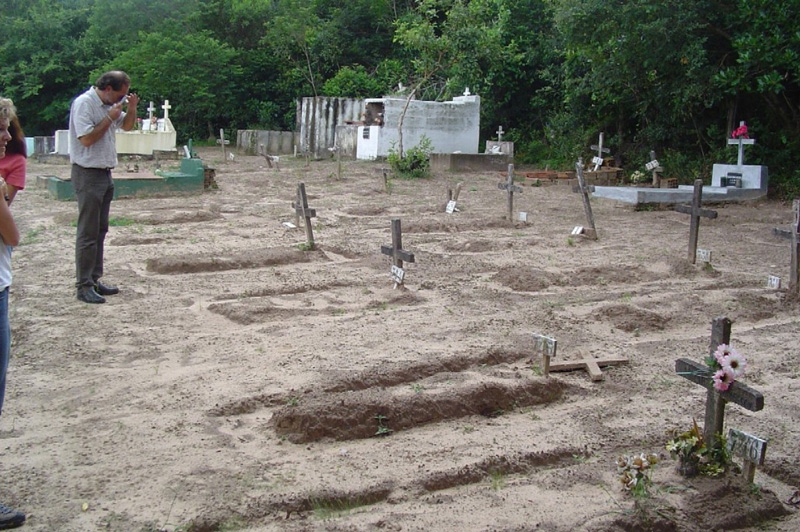 The cemetery in Itapuã