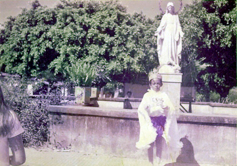 The water fountain in the Colônia Santa Marta, Goiás