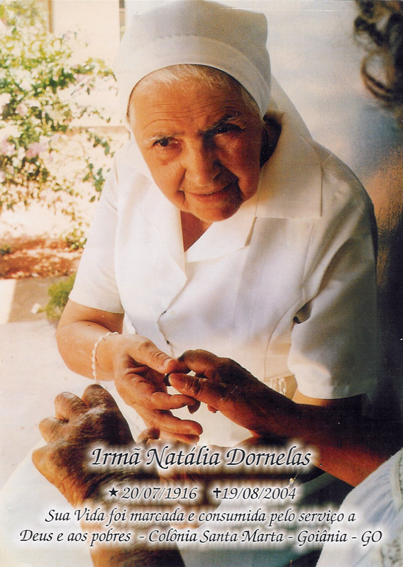 Sister Natália Dornelas, one of the colony’s first workers