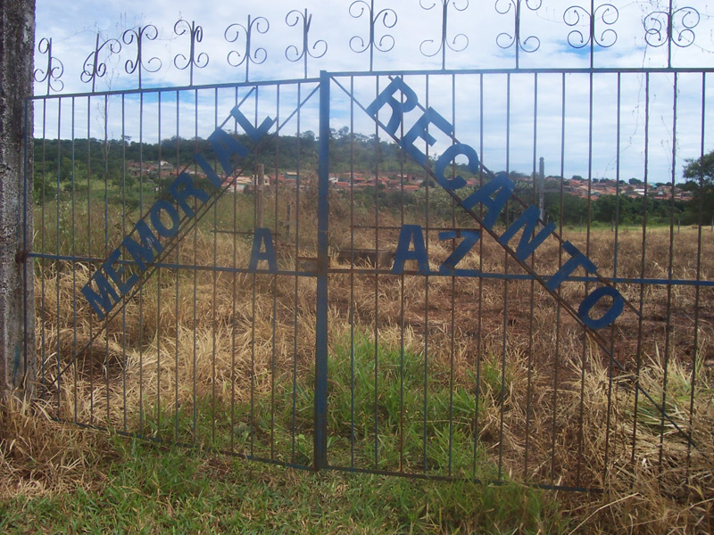 Gates of one of the colony’s cemeteries, in which 127 people are interred