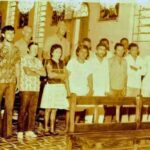 Group of students, 1978, at Colony Antonio Justa