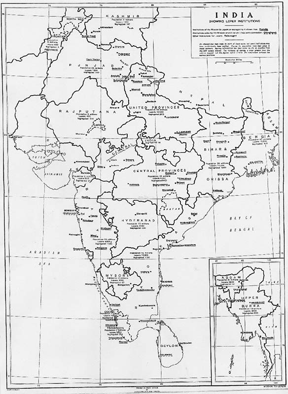 Robert Cochrane’s leprosy survey of India, 1929