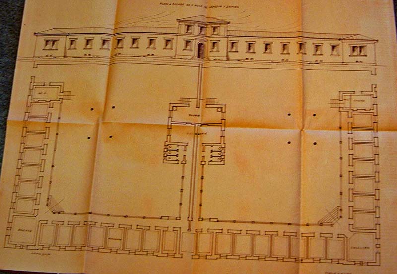Plans for a leprosarium, Greece