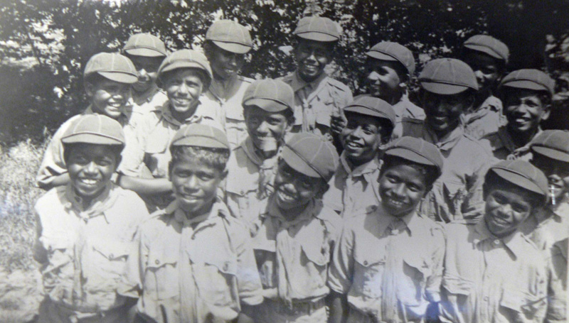 Boy scouts in Chandkhuri
