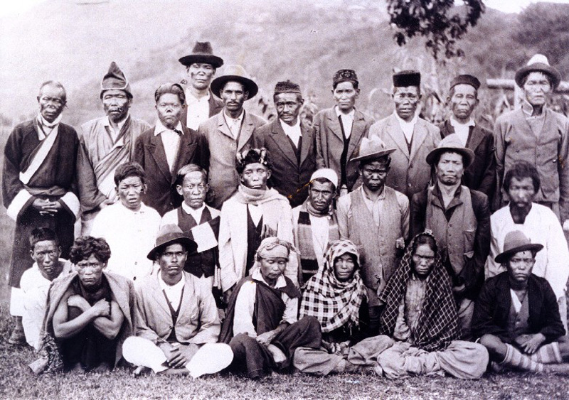 Patients at Kalimpong, West Bengal, India, 1934