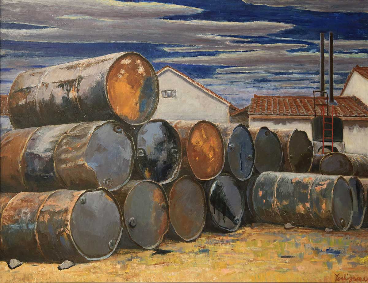 Landscape with Drums