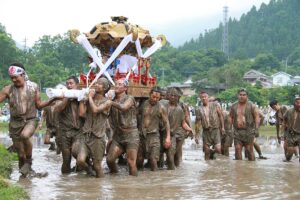 Rice planting festival