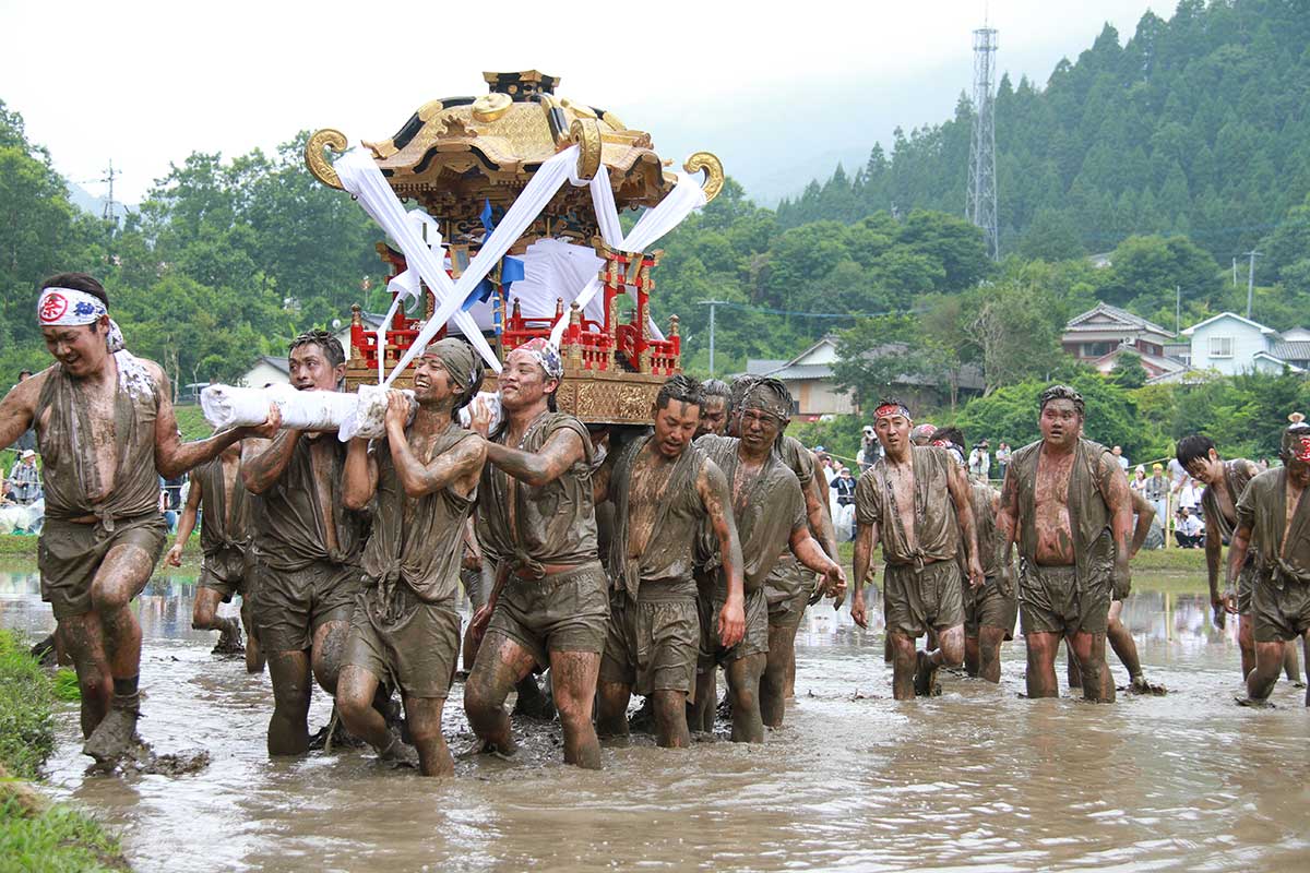Rice planting festival
