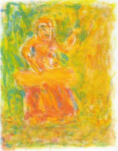 Haniwa Playing a Koto