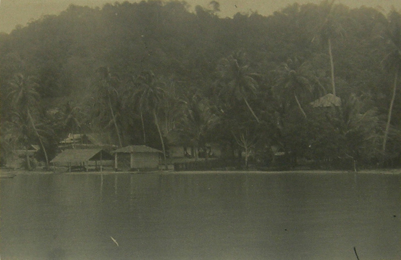 Pulau Jerejak, view from the shore, 1923.