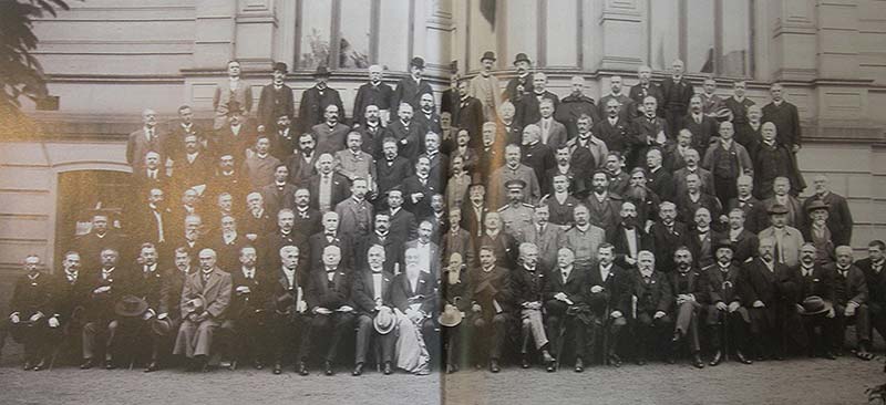 Attendees at the International Leprosy Congress in Bergen, 1909