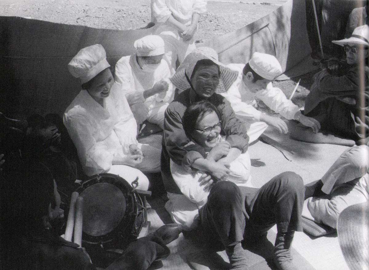 Spending time with the nurses