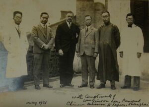 Members of the Chinese Mission to Lepers, 1931, and Dr W Wade