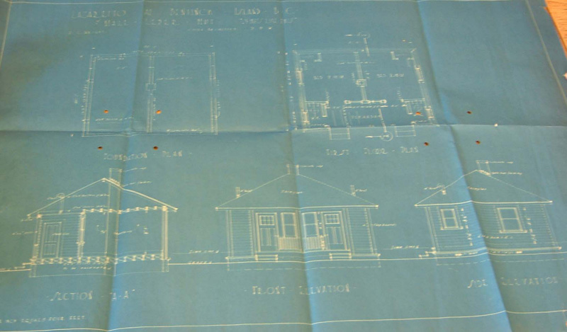 Blueprint for the leprosarium at Bentinck Island (Source: Archive of the League of Nations)