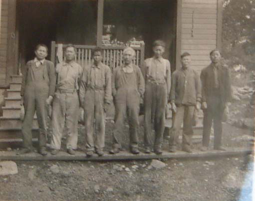 Huts on Bentinck Island, British Columbia (Source: Archive of the League of Nations)