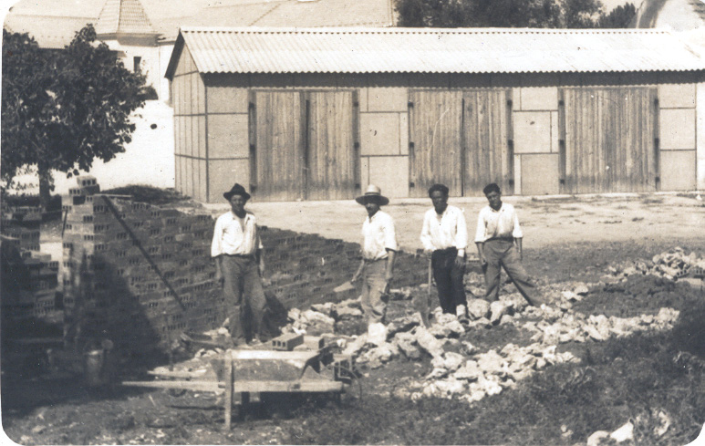 Bricklayers at Rovisco Pais