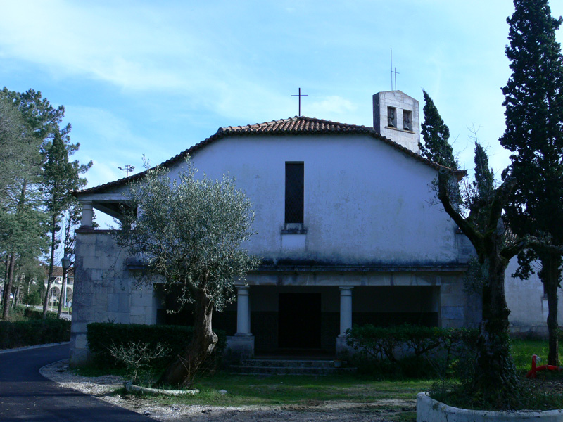 The entrance to the church