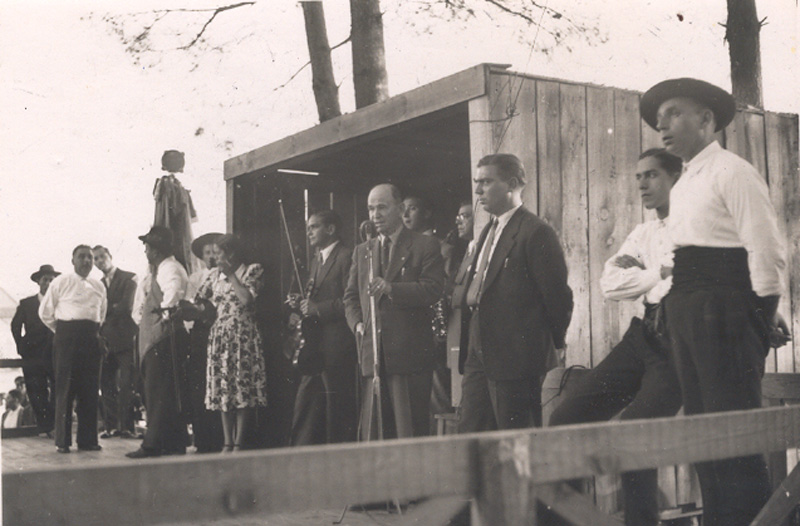 Stage used for special events at Rovisco Pais