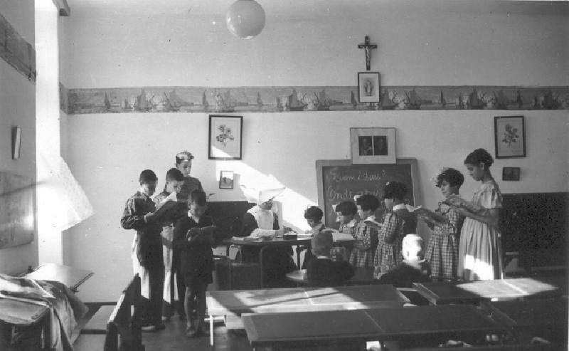 A schoolroom at Rovisco Pais
