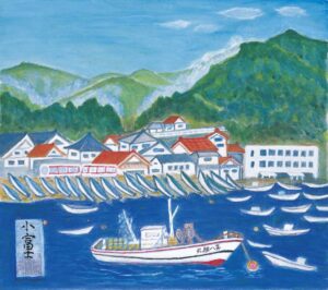 Mountains and sea of my hometown